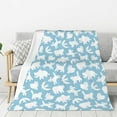Adobk Cute Animals Print Blanket Super Soft Flannel Throw Blanket