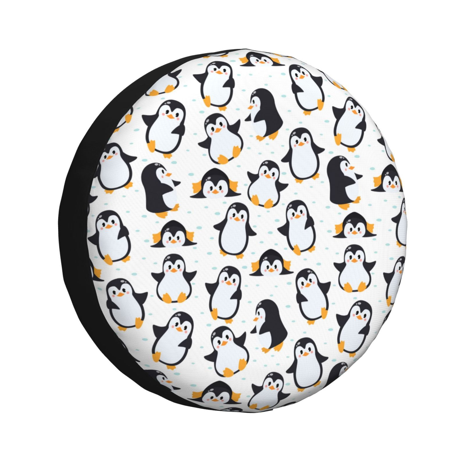 Adobk Cute Penguins Print Tire Covers, Waterproof AntiUV Sun Snow Rain