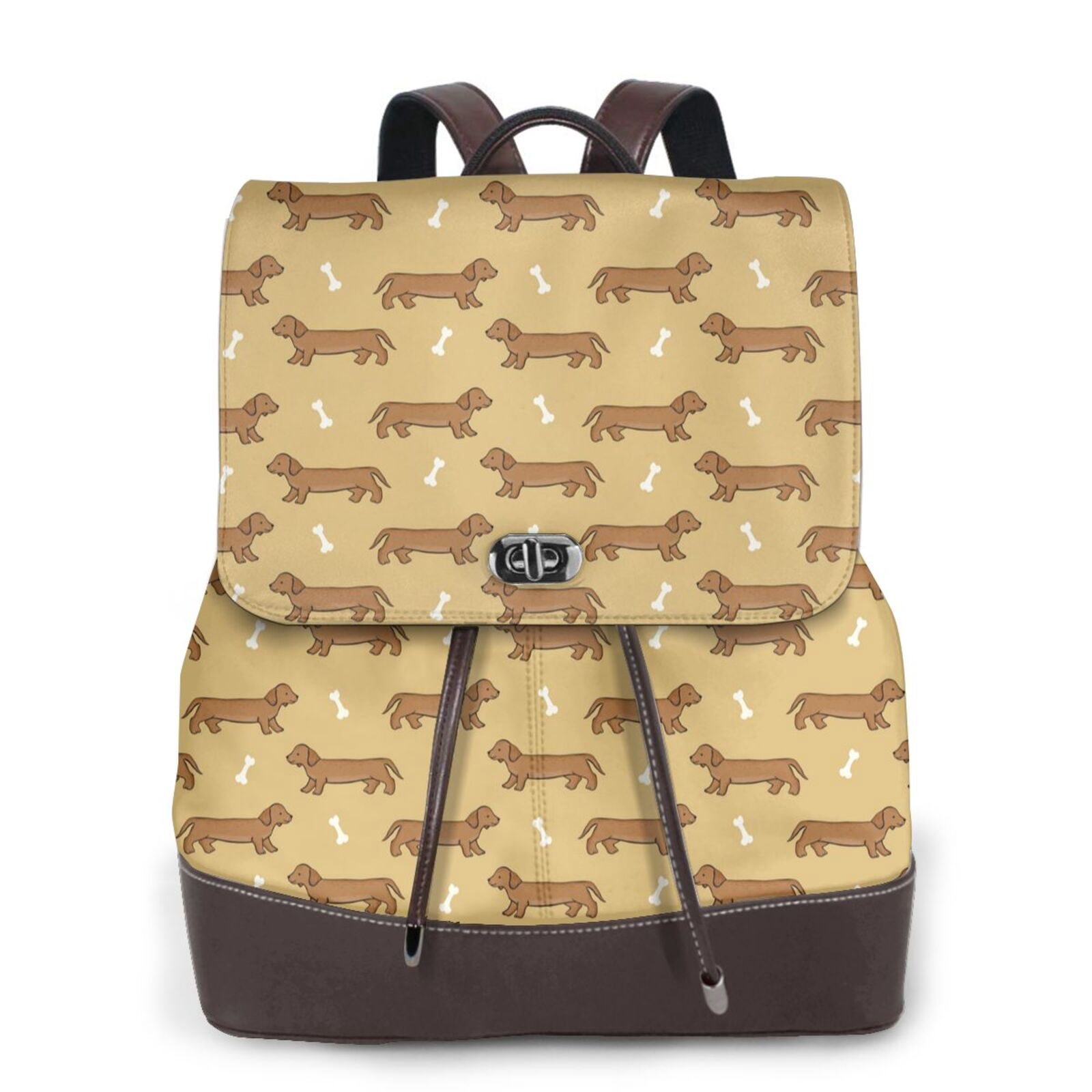 Nylon Badge Embroidered / Dog Laptop Charm Backpack Set Bag main image 0