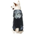 Adobk Elegant Feathered Floral Wings Print Dog Hoodie Dog Sweater