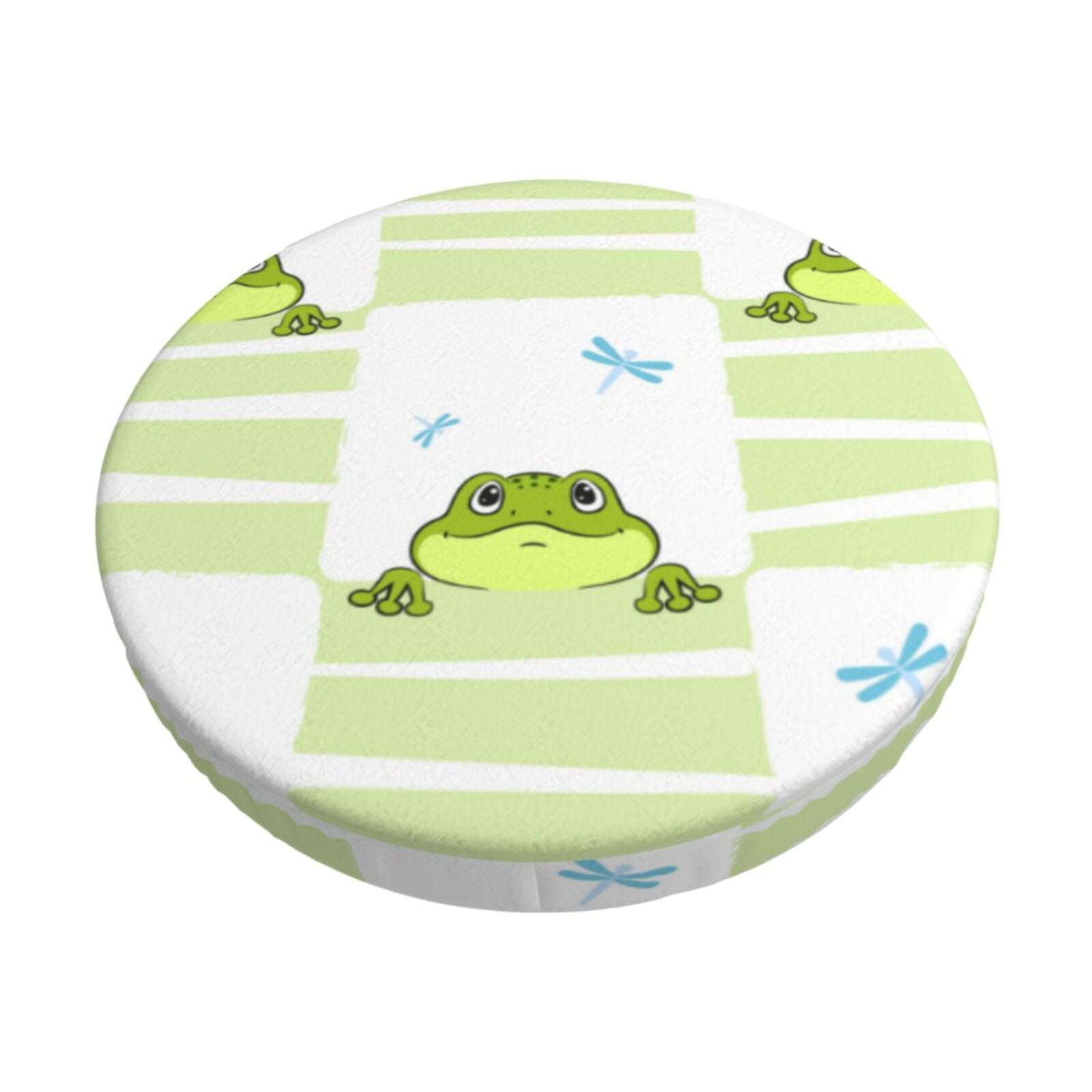 Adobk Frogs And Dragonflies Round Bar Stool Covers - Super Soft And ...