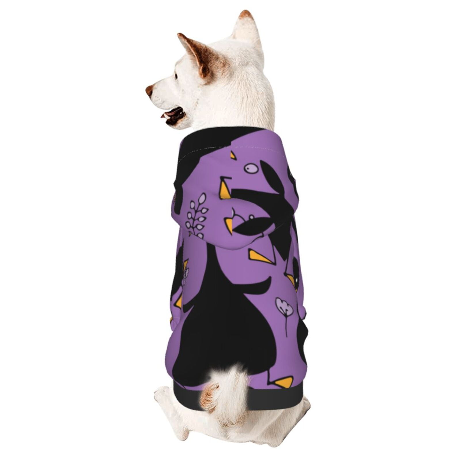 Adobk Funny Goose Print Dog Hoodie Dog Sweater Stylish Dog Clothes