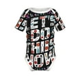 thumbnail image 1 of Adobk Geometric Sports Energetic Burst Print Baby Climbing Clothes,Jumpsuit Rompers Classic Rompers Child Short sleeve Bodysuits-2 Years, 1 of 6