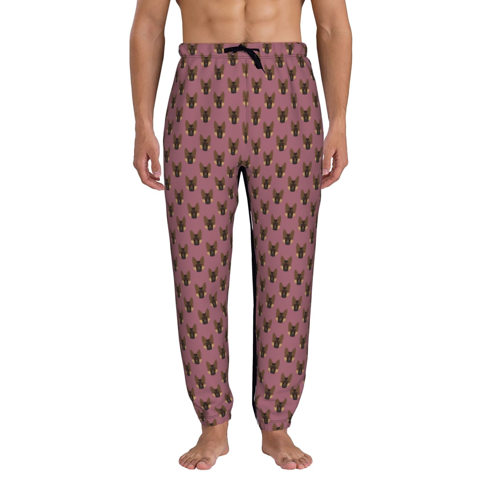 Adobk German Shepherd Dog Print Men's Sweatpants Tapered Joggers for Men Athletic Pants for ...