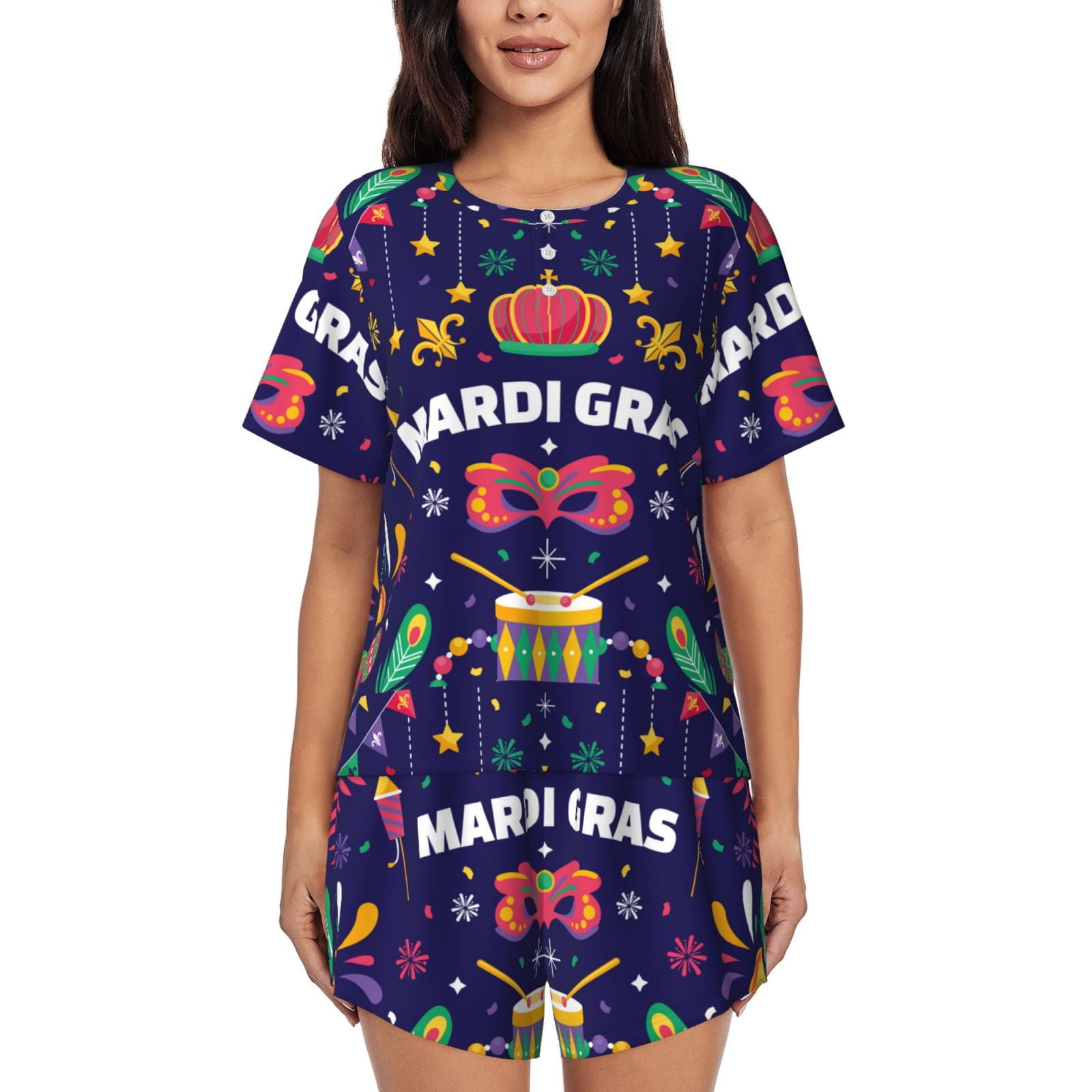 baby mardi gras pajamas