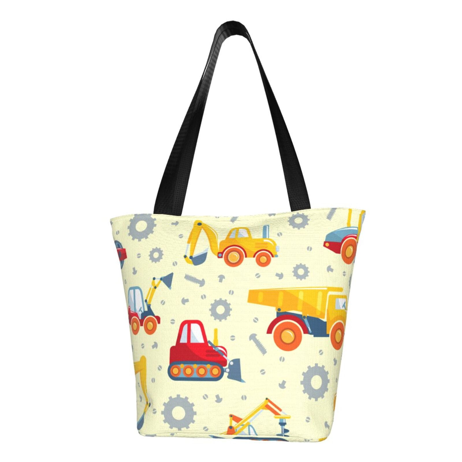 Adobk Heavy Equipment Canvas Tote Bag Vintage Tote Bag Shopping Bags Beach Bag Book Totes