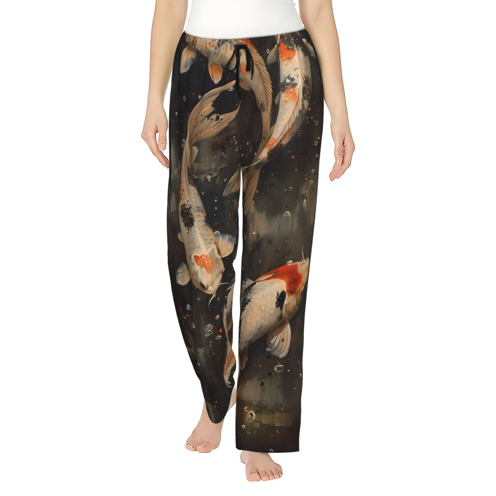 Fishy Fishy Print Pantsuit