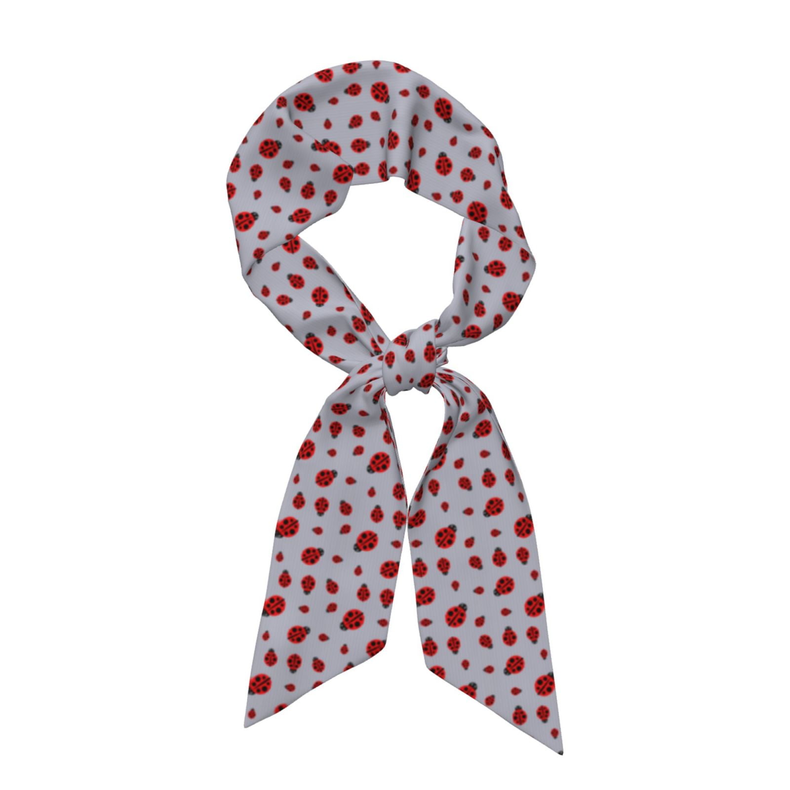 Adobk Ladybug Print Silk Neck Scarf Printed Scarves Head Women'S