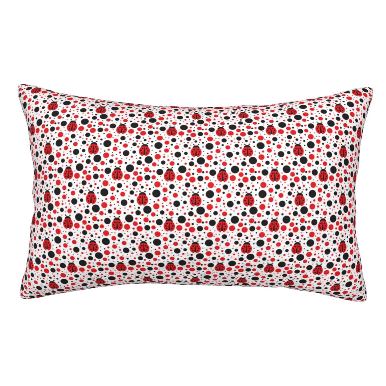 Adobk Ladybugs 2 Print Pillow Cases Standard Size,Pillowcases with Envelopeand-14"x20" - Walmart.com