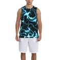 Adobk Lightning Print Basketball Jerseys Sports Fans Shirts Clothing