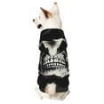 Adobk Magician Hat Skull Print Dog Hoodie Dog Sweater Stylish Dog