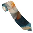 thumbnail image 1 of Adobk Mountain Lotus Serenity Print Tie For Men Necktie Neck Ties,Mens Ties, 1 of 7