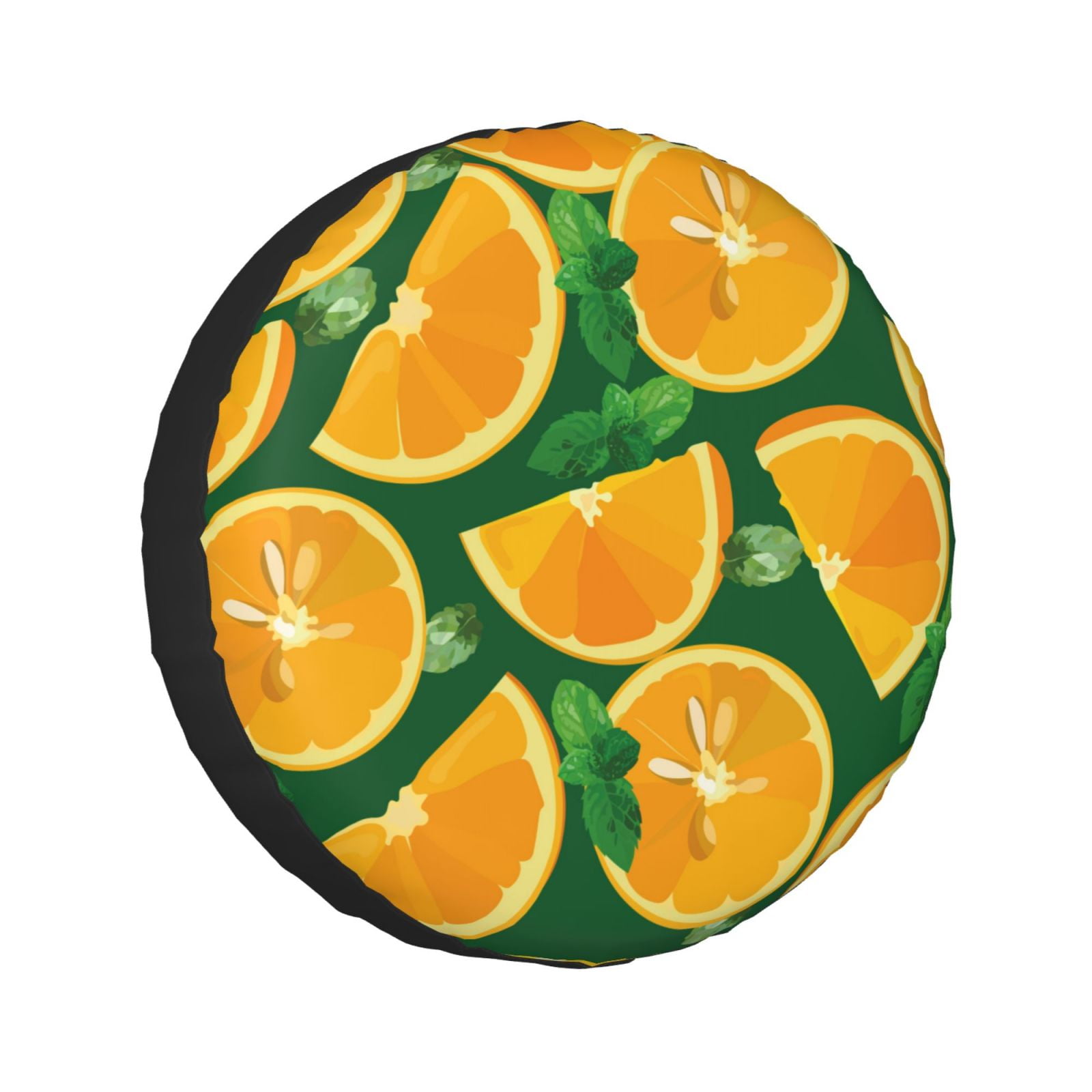 Adobk Orange Spare Tire Wheel Cover For Car Truck Suv Camper Trailer