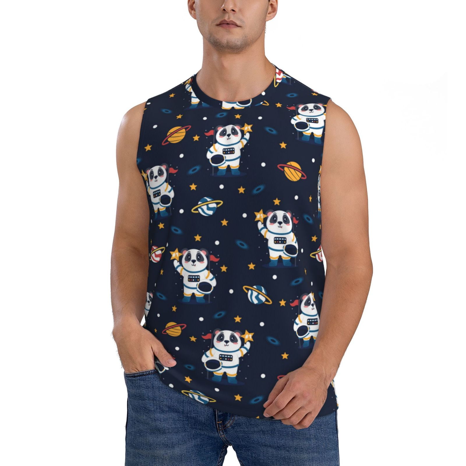 Men's Tank Vests Uk Men's Vest Slim Fit Muscle Sportwear Fitness Gym Tank Top Sleeveless Waist Shirt Men's Tank Tops UK