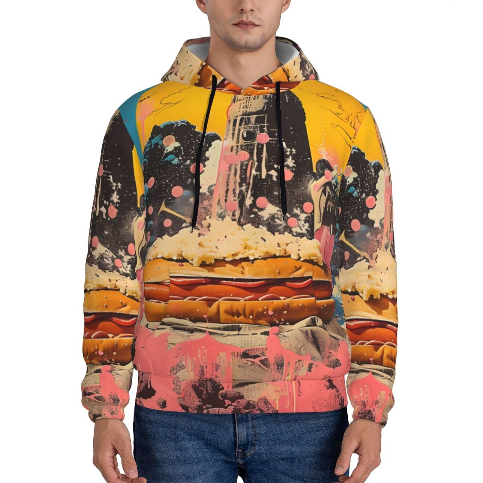 Pink Hippie Psychedelic Men's Sweatshirt main image 0
