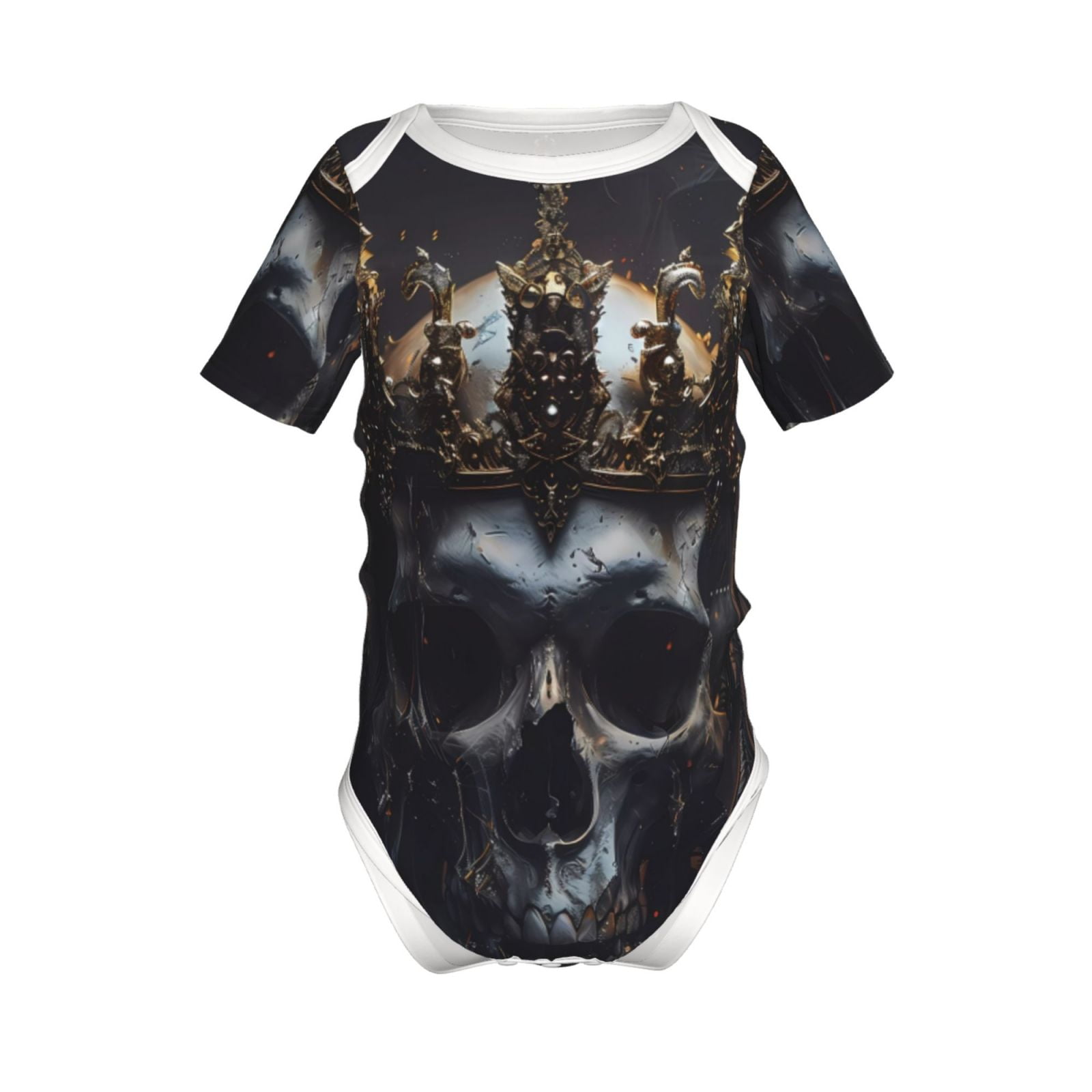 Golden Celestial Footed Romper Baby Bundle