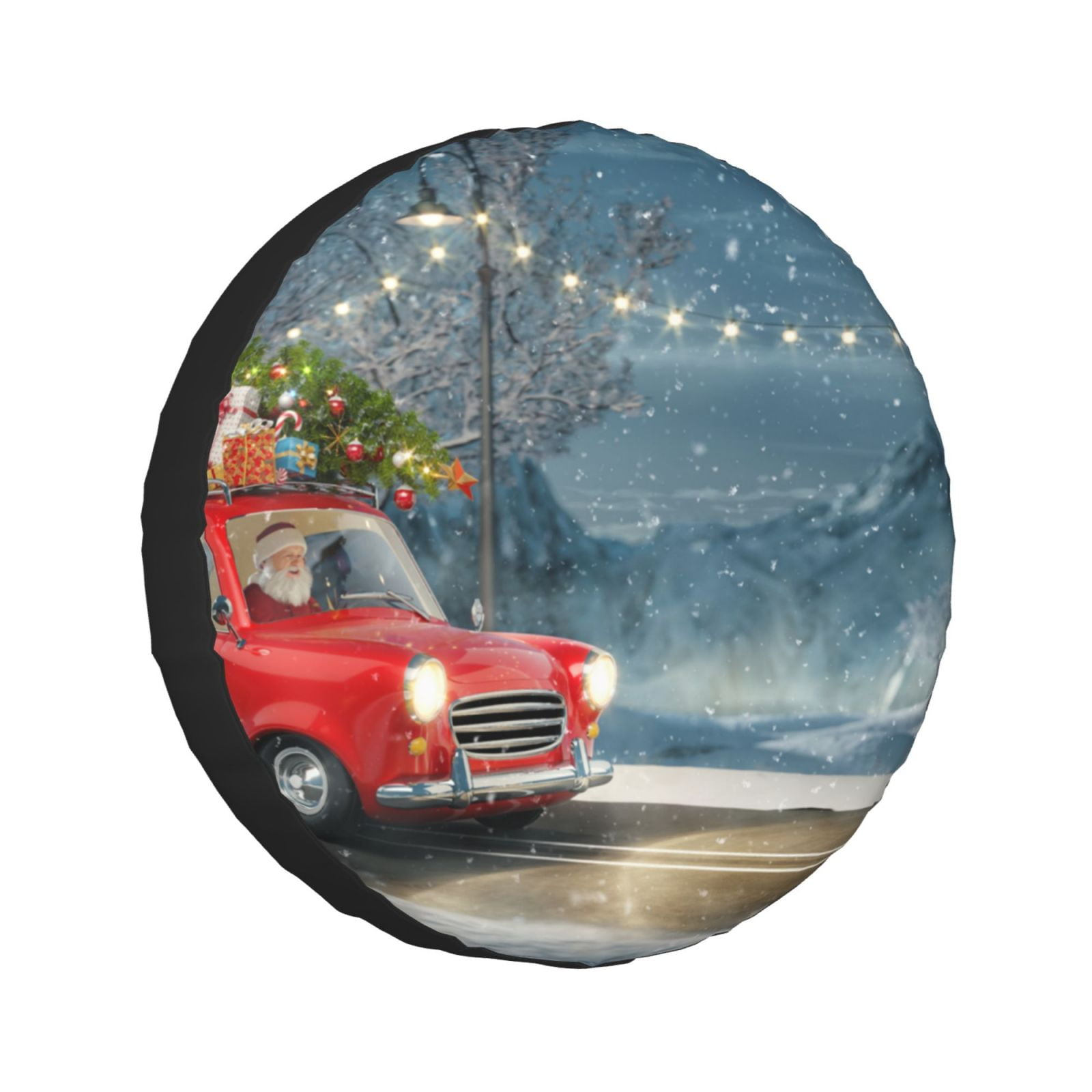 Adobk Santa Claus Spare Tire Wheel Cover For Car Truck Suv Camper ...