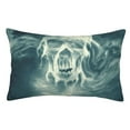 Adobk Scary Moon And Clouds Print Pillow Cases Standard Size