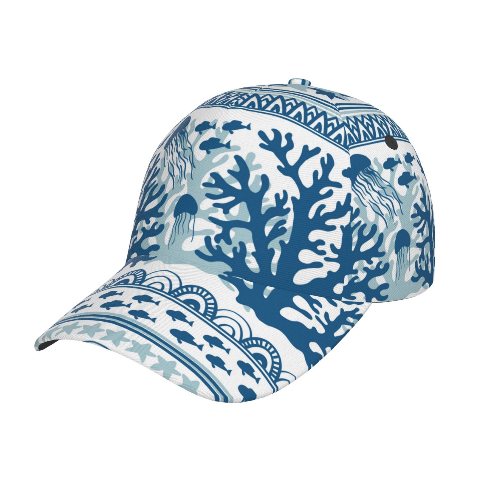 Mommy And Me Baseball Cap 2-Pack - Embroidered Low Profile Hat, Adjustable, Beach Please Turquoise - View #9