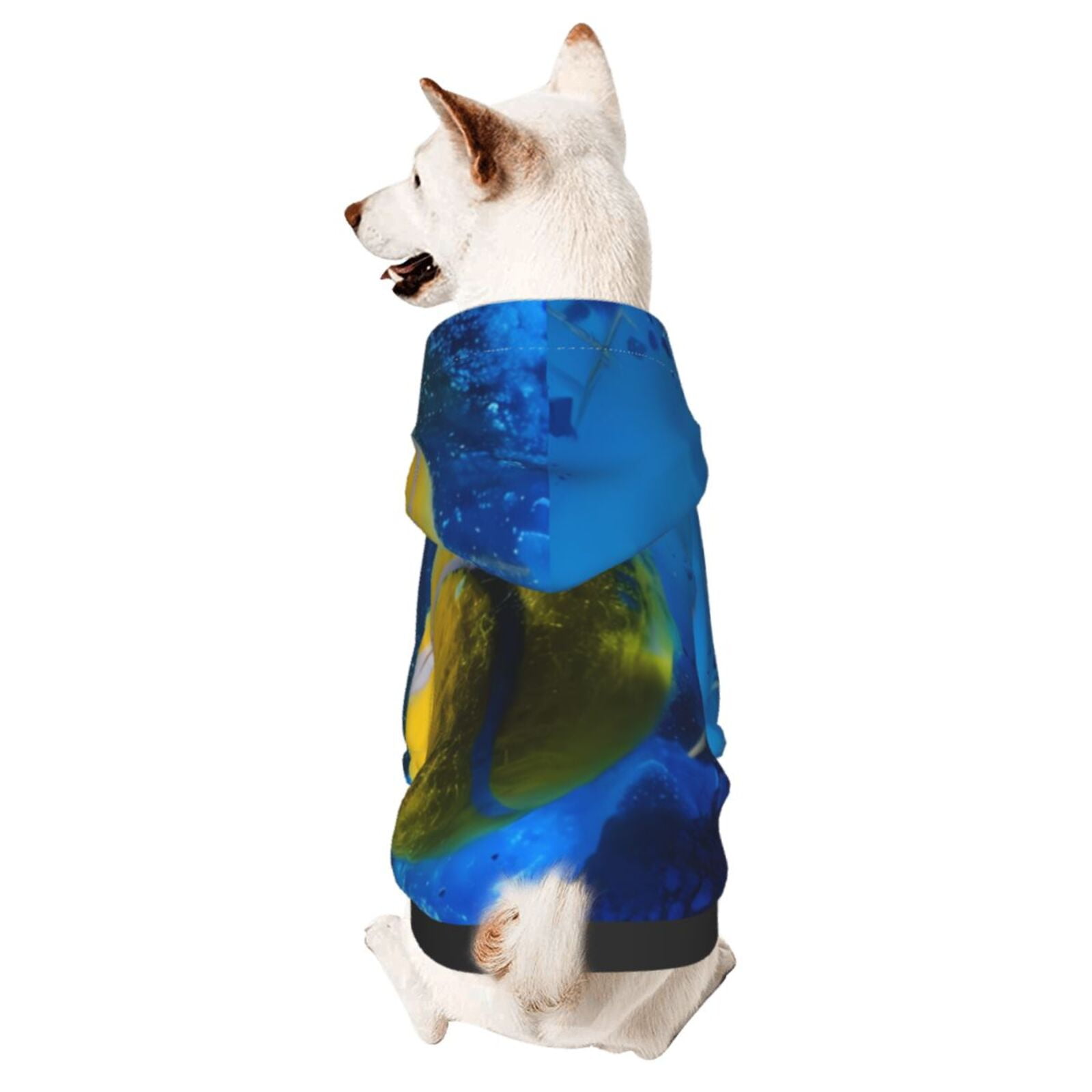 Adobk Sports Tennis Ball Print Dog Hoodie Dog Sweater Stylish Dog