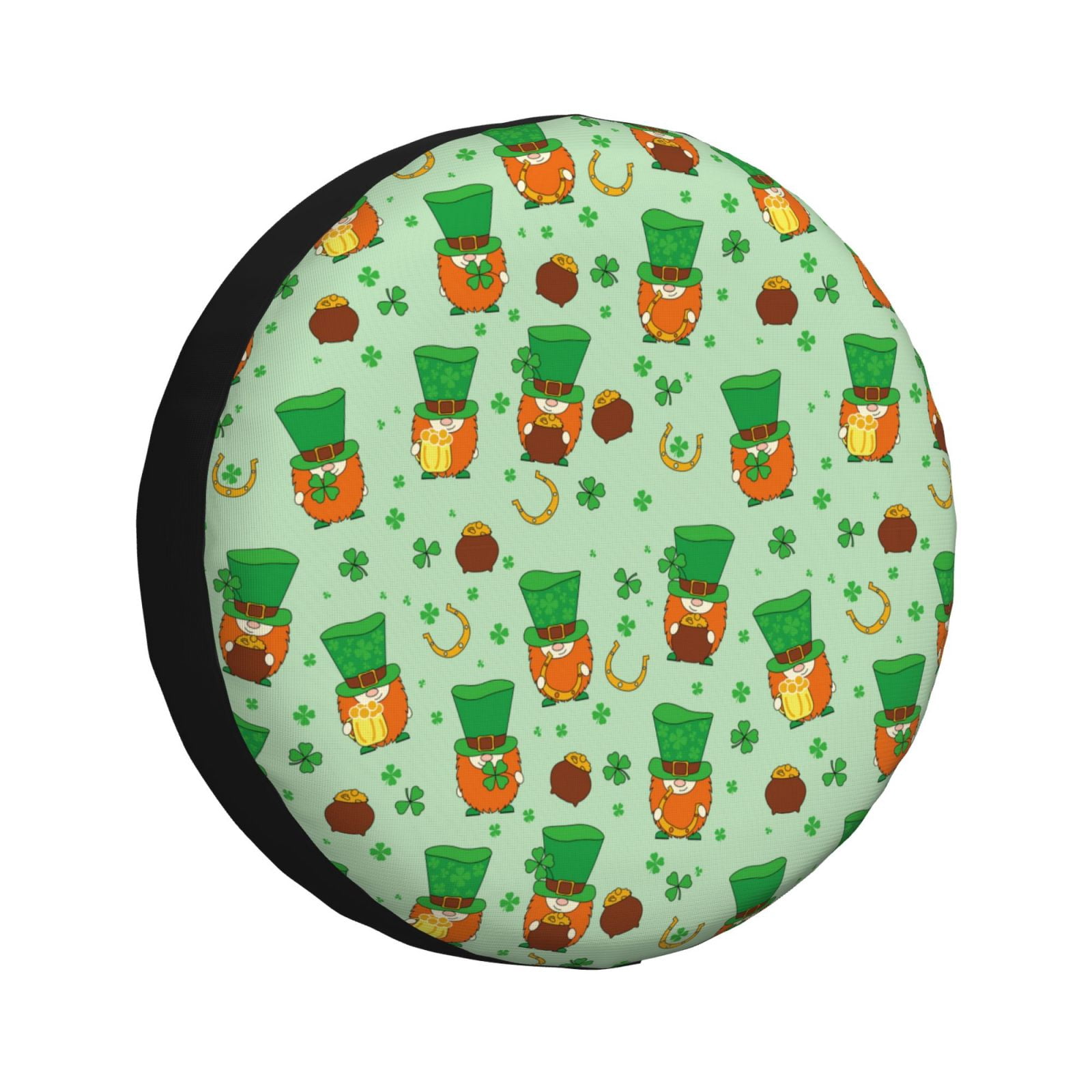 St Patrick's Day Shamrock Print Pattern Universal Fit Car Seat Covers