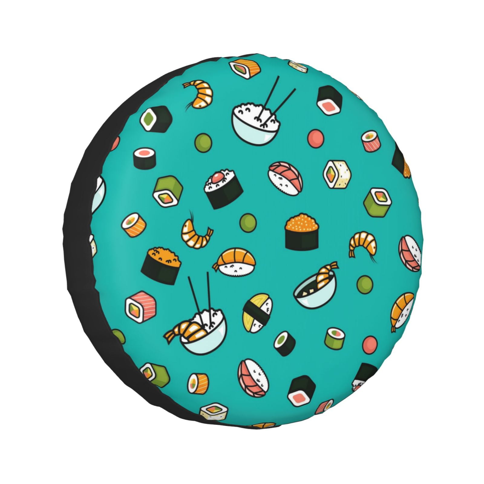 Adobk Sushi Spare Tire Wheel Cover For Car Truck Suv Camper Trailer