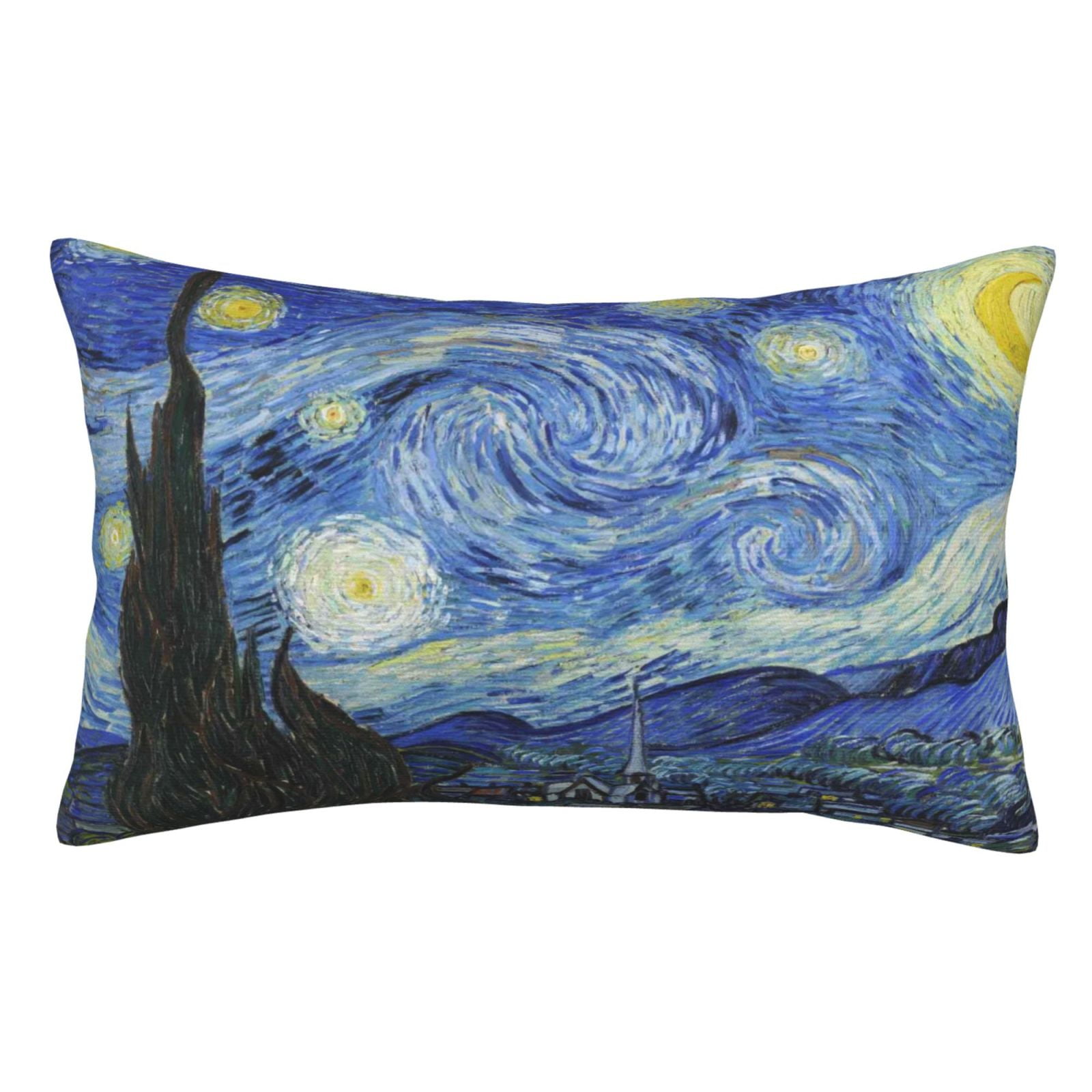 Adobk The Starry Night Print Pillow Cases Standard Size,The Starry