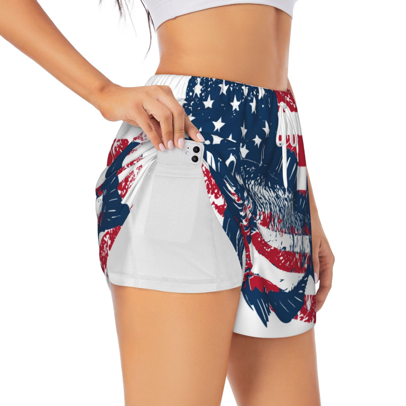 Great Description About American Flag Workout Shorts