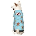 Adobk winter cow cute Print Dog Hoodie Dog Sweater Stylish Dog Clothes