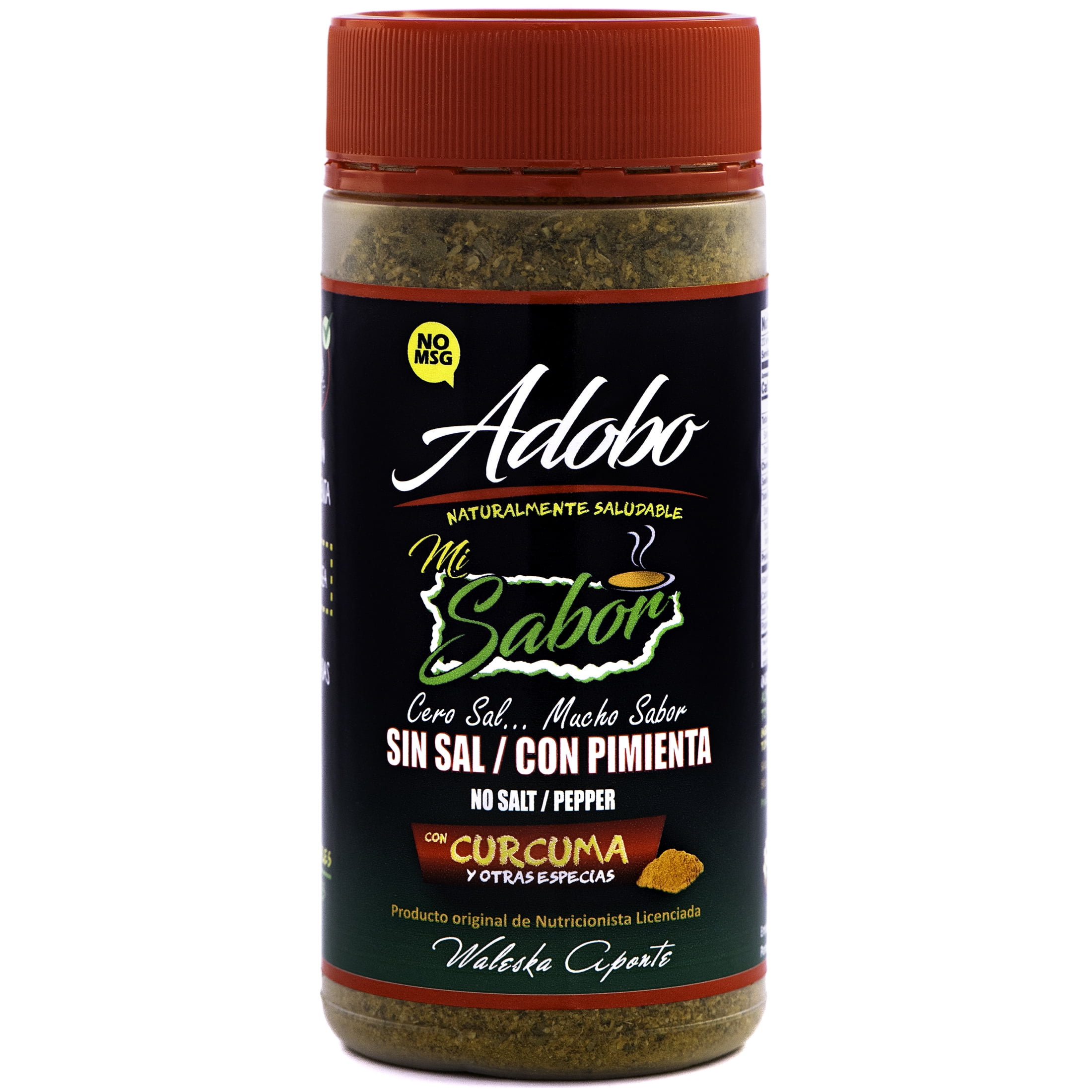 Adobo Mi Sabor Con Pimienta Sin Sal