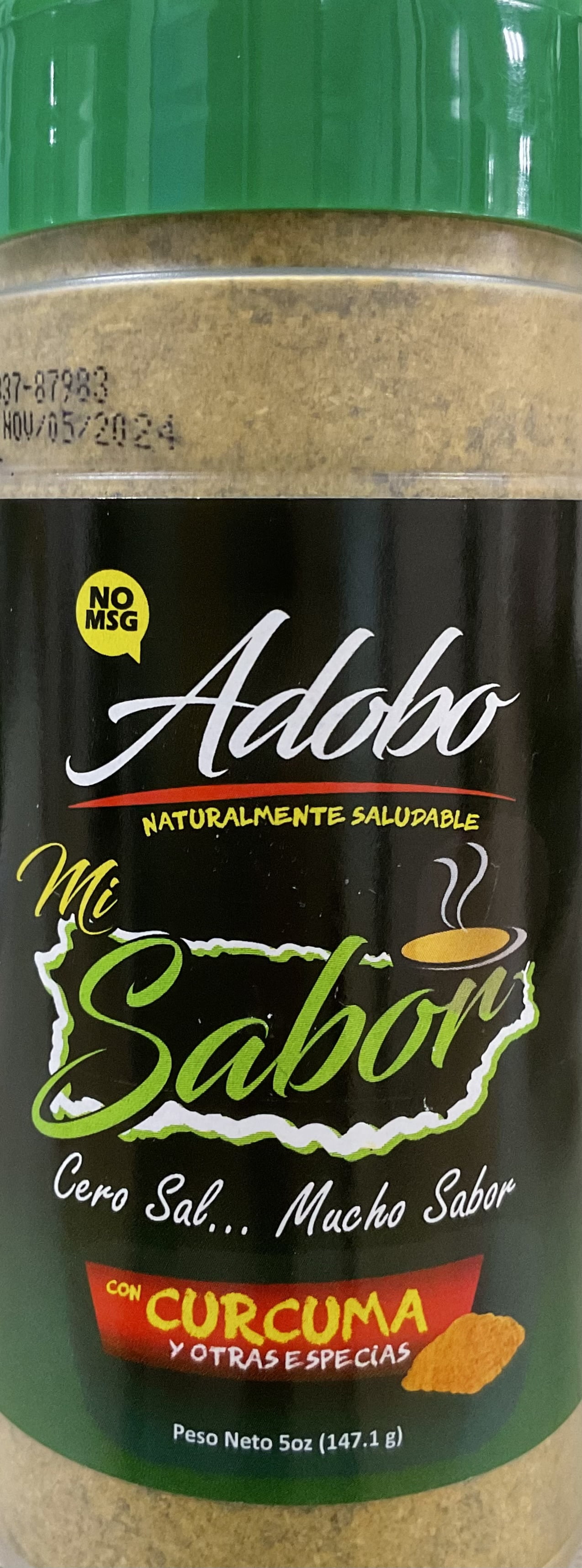 Adobo Mi Sabor Sin Pimienta Sin Sal