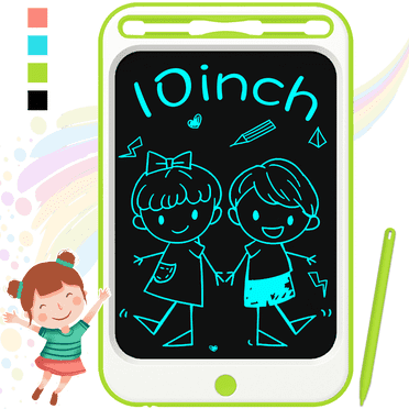 Adofi 10-Inch LCD Graphics Drawing Tablet, Non-Pressure Compensating, Wi-Fi, Lcd Writing Tablet, Green