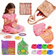 Adofi Weaving Loom Kit for Kids & Adults, DIY Arts and Crafts Loom Set for Girls Ages 6-8 10-12, Potholder Knitting Kit with Loops for Beginners, DIY Craft Kit for Making Potholder