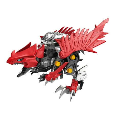 Adofi Toy Auto Diniosaur Walking Pterosaur Dinosaur Pyroraptor Installation Kits Powered by Motor Electric Beast Action Figure, Dino Raptor with Wings Robot, Toys for Boys 3 6 Years