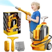 Adofi Kids Power Washer Toy, Toddler Cleaning Set Car Washing Kit, Pretend Play Toy for Ages 3+