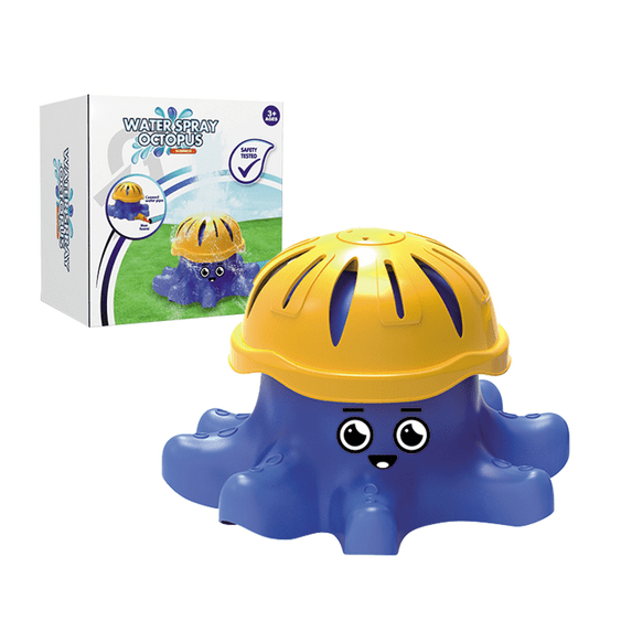 Adofi Outdoor Water Spray Sprinkler for Kids and Toddlers, Summer Outside Toys Backyard Games, Splashing Fun Toys Gifts for 3 4 5 6 Boys Girls