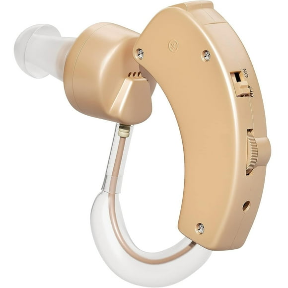 Adofi Mini Personal Sound Amplifier with Noise Cancelling, Behind-the-Ear, 1 Pack