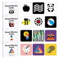 thumbnail image 1 of Adofi Preschool Early Development Printed Flash Cards, Black & White Colorful, 80 Count, 4 Pack, 1 of 8