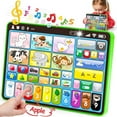 thumbnail image 1 of Adofi Trilingual Learning Toys for Toddlers 1-3 Years, Learning Tablet with Music and Lights, Montessori Speech Therapy Toys, STEM Toddler Toys Age 1-3 Gifts, Musical Baby Toys for 1 Year Old, 1 of 13