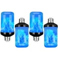 thumbnail image 1 of Adofi Upgraded LED Flame Light Bulbs, Flickering Light Bulbs with Upside Down Effect, E26 Base Flame Bulb for Halloween, Christmas, Party, Indoor and Outdoor Home Decoration (4 Pack Blue), 1 of 6