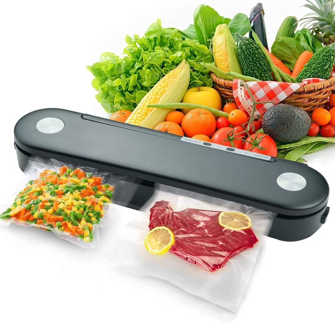 Adofi Vacuum Sealer Machine(60Kpa),Full Automatic Food Sealer | Air Sealing System for Food Sealer Dry Food Preservation Modes | LED Indicator Lights