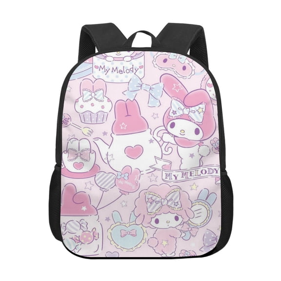 Adolescent cartoon sanrio Backpack - Durable Backpack Container in Unique Prints for Travel & Travel - Water Resistant, Padded & Large Compartments