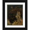 thumbnail image 1 of Adolf Ditscheiner 12x14 Black Ornate Wood Framed Double Matted Museum Art Print Titled: Water Level of a Pond with Plants (Approx. 1880-1900), 1 of 5