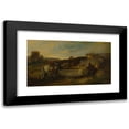 thumbnail image 1 of Adolf Schreyer 18x12 Black Modern Framed Museum Art Print Titled - At the Watering Hole, 1 of 5