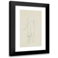 thumbnail image 1 of Adolf Sternschuss 10x14 Black Modern Framed Museum Art Print Titled - Act of Standing Woman (1908), 1 of 5
