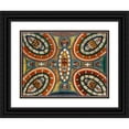 thumbnail image 1 of Adolf Wölfli 18x15 Black Ornate Wood Framed Double Matted Museum Art Print Titled - Skt. Adolf, - Ring - Hall (1922), 1 of 5