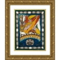 thumbnail image 1 of Adolf Wölfli 19x24 Gold Ornate Framed and Double Matted Museum Art Print Titled - The Skt. Adolf - Diamantt - Giant - Hohrn, Am Flohzohrn, in India And, the Hahr - Kamm (1917), 1 of 4