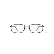 Adolfo Mens Rectangular Prescription Eyeglasses with Case, Bronze