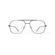 Adolfo Mens Grant Aviator Prescription Eyeglasses with Case, Gunmetal