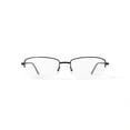 thumbnail image 1 of Adolfo Unisex Recruit Rectangular Prescription Eyeglasses with Case, Gunmetal Black, 1 of 6